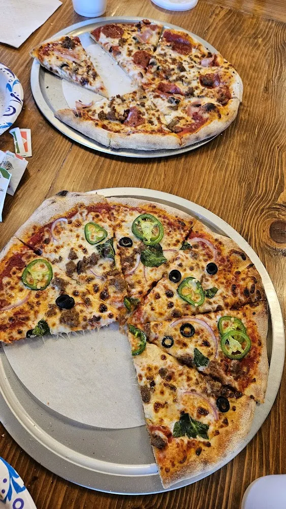 A Couple of Custom 12 Pizzas We Ate It All