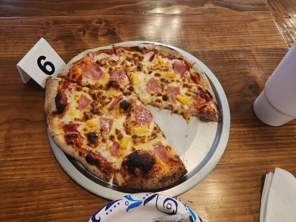 Canadian Bacon and Pineapple Pizza